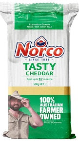 Norco Tasty <br> Block Cheese - 500g