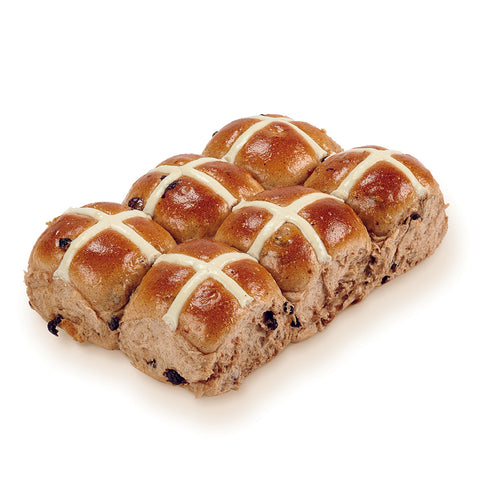 Bakers Delight Traditional<br>Hot Cross Buns - x6